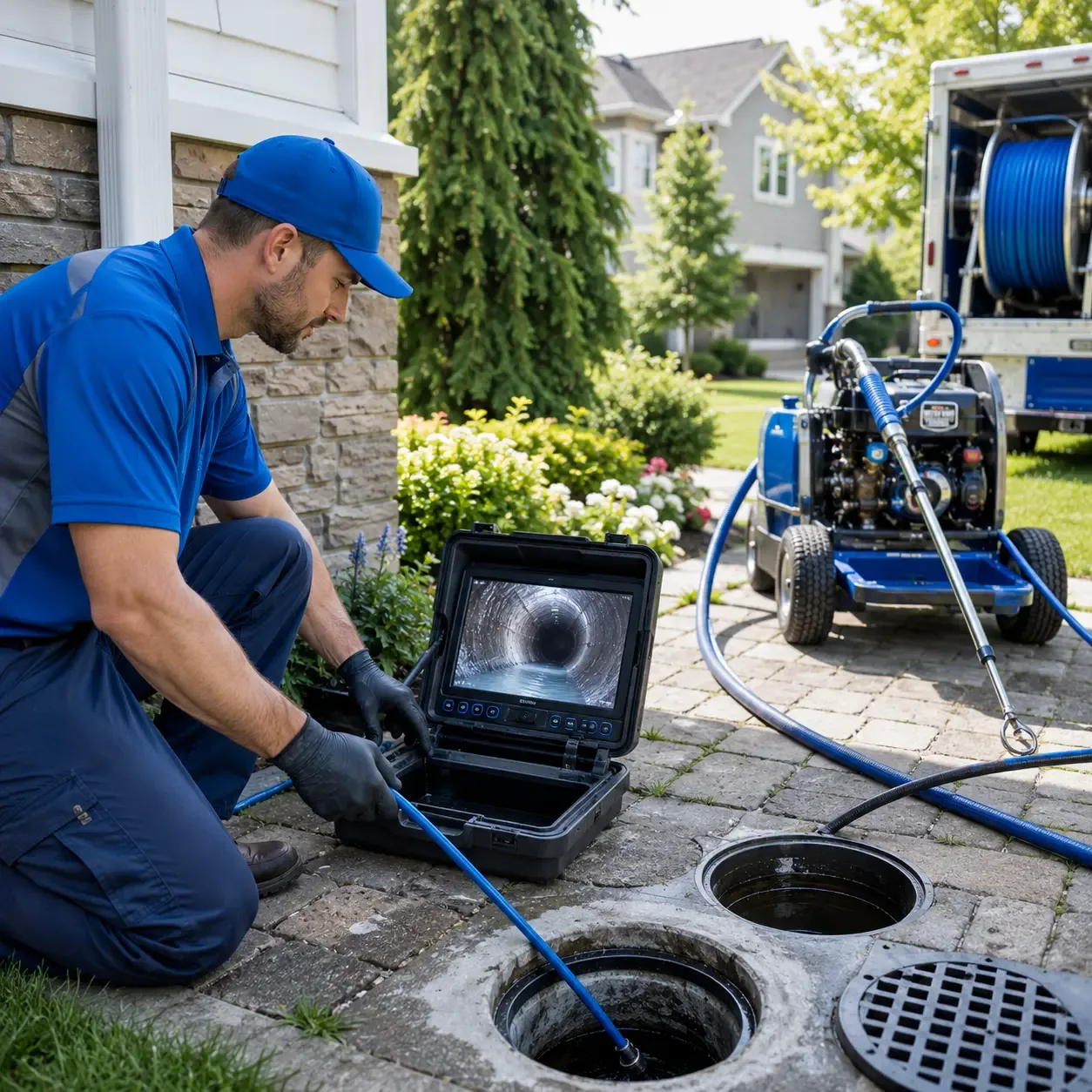 Outdoor drain cleaning professionals serving Marlow, NH